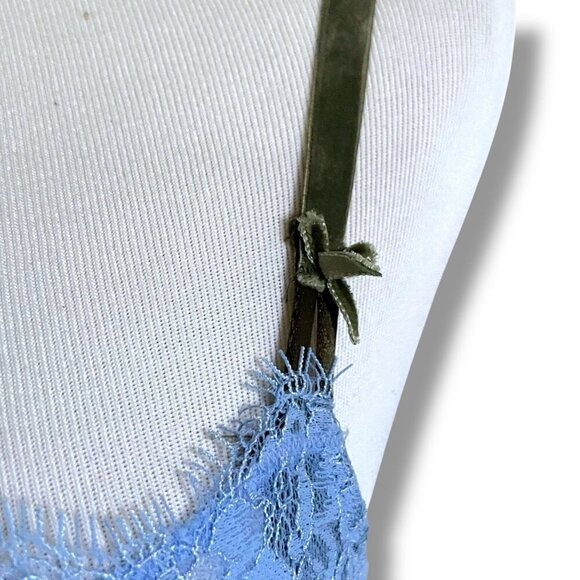 Victorias Secret 32C Bra Blue Lace Dream Angel Push Up Without Padding Underwire - Picture 5 of 9